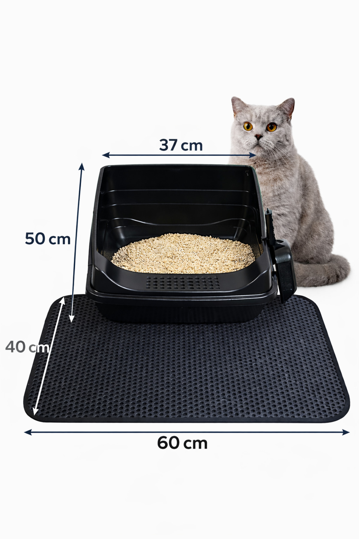 ELEKLİ AÇIK KEDİ+PASPAS SET