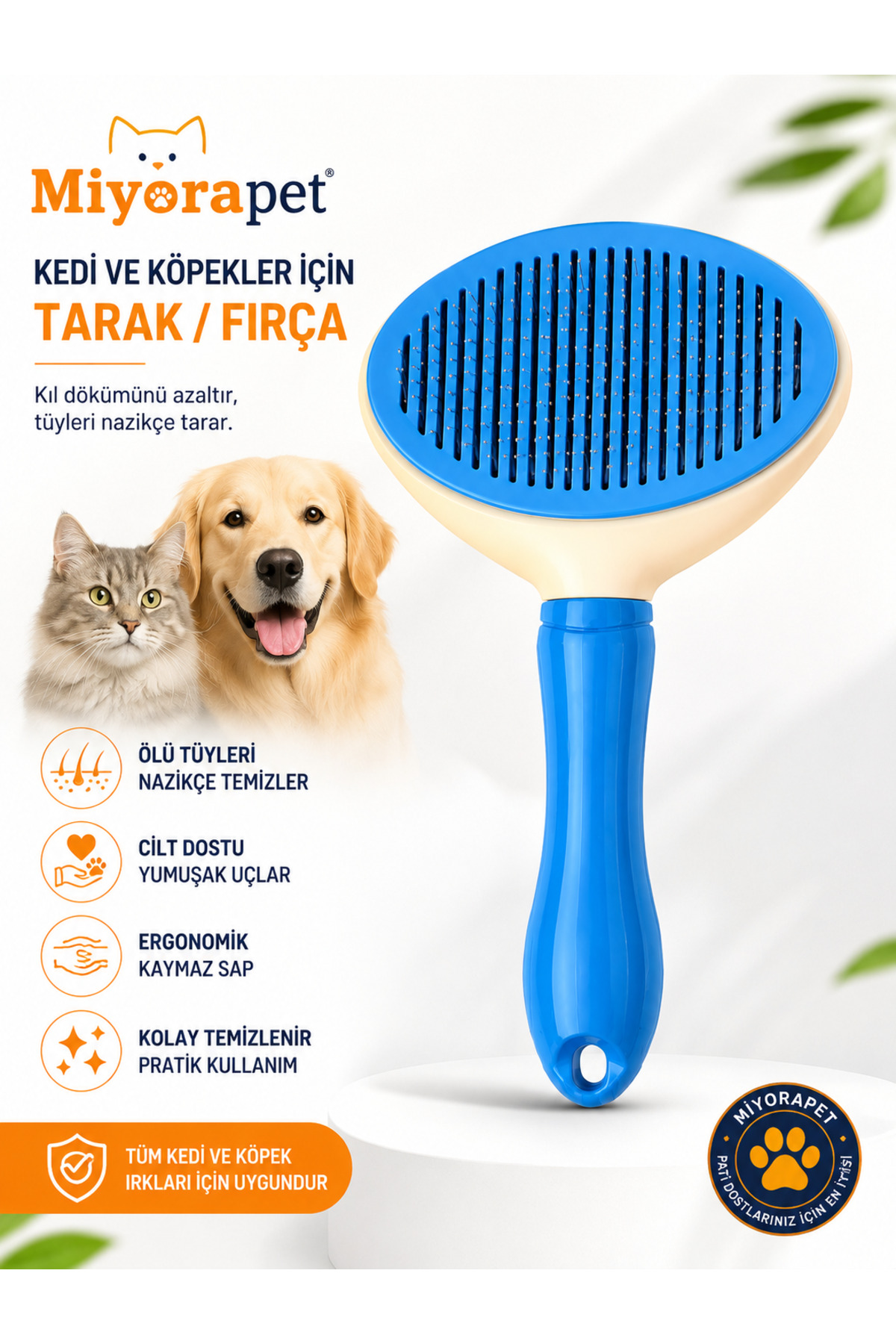 KEDİ TÜY TARAĞI BASMALI